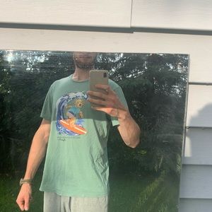 Green Polo bear tee Large men’s